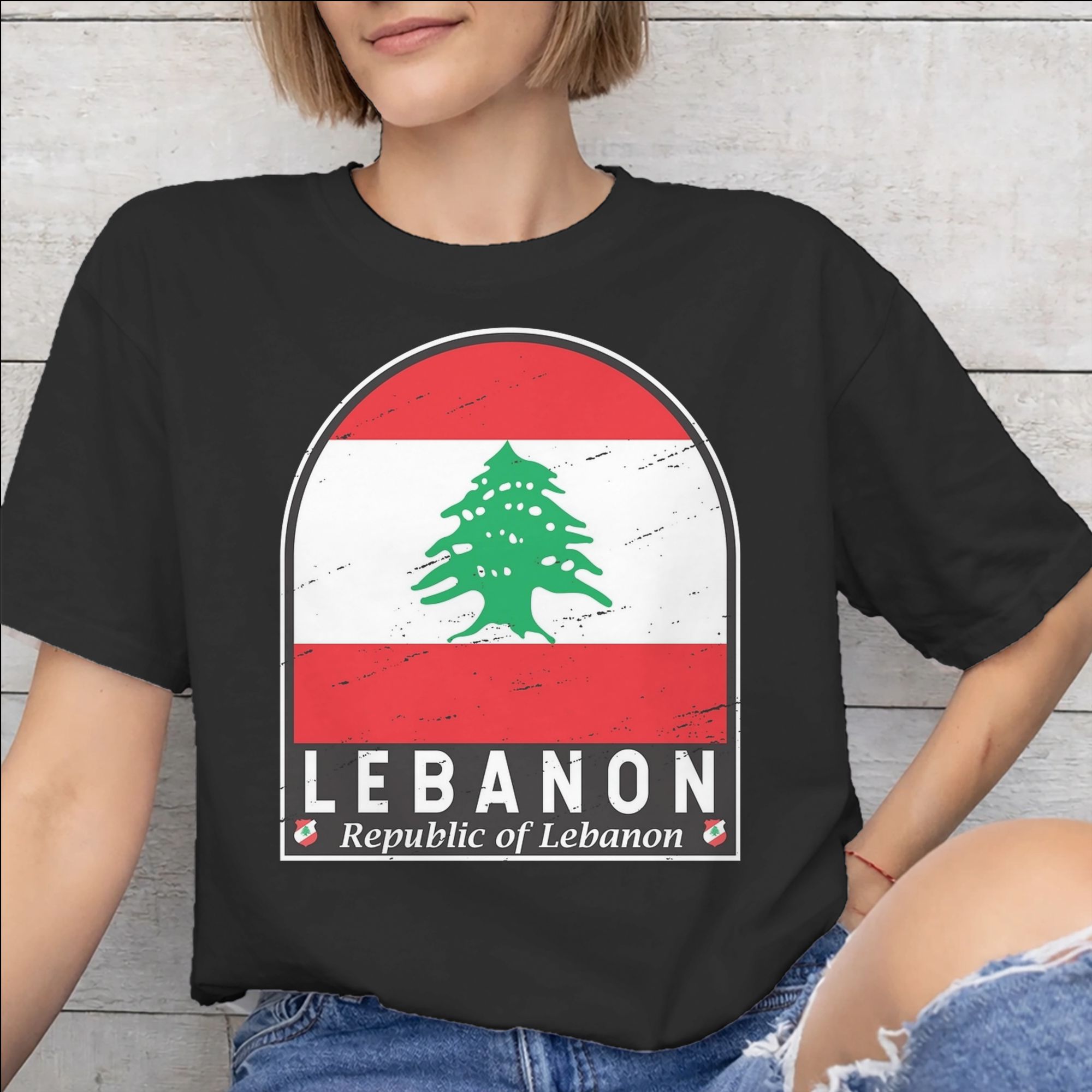 Women Accessories Lebanon - เลบานอนธงหัวใจอุปกรณ์เสริมผู้ชายผู้หญิงเสื้อยืดผ้าฝ้ายเสื้อยืดพิมพ์กราฟิกเสื้อยืดเสื้อผ้า