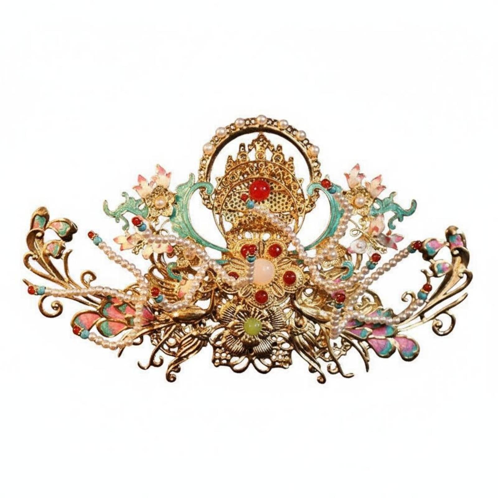Women'S Accessories Designer - มงกุฎผมแบบจีนโบราณ สวยงามดุจเทพธิดา เครื่องประดับผมแบบจีนโบราณ ดีไซน์หรูหรา