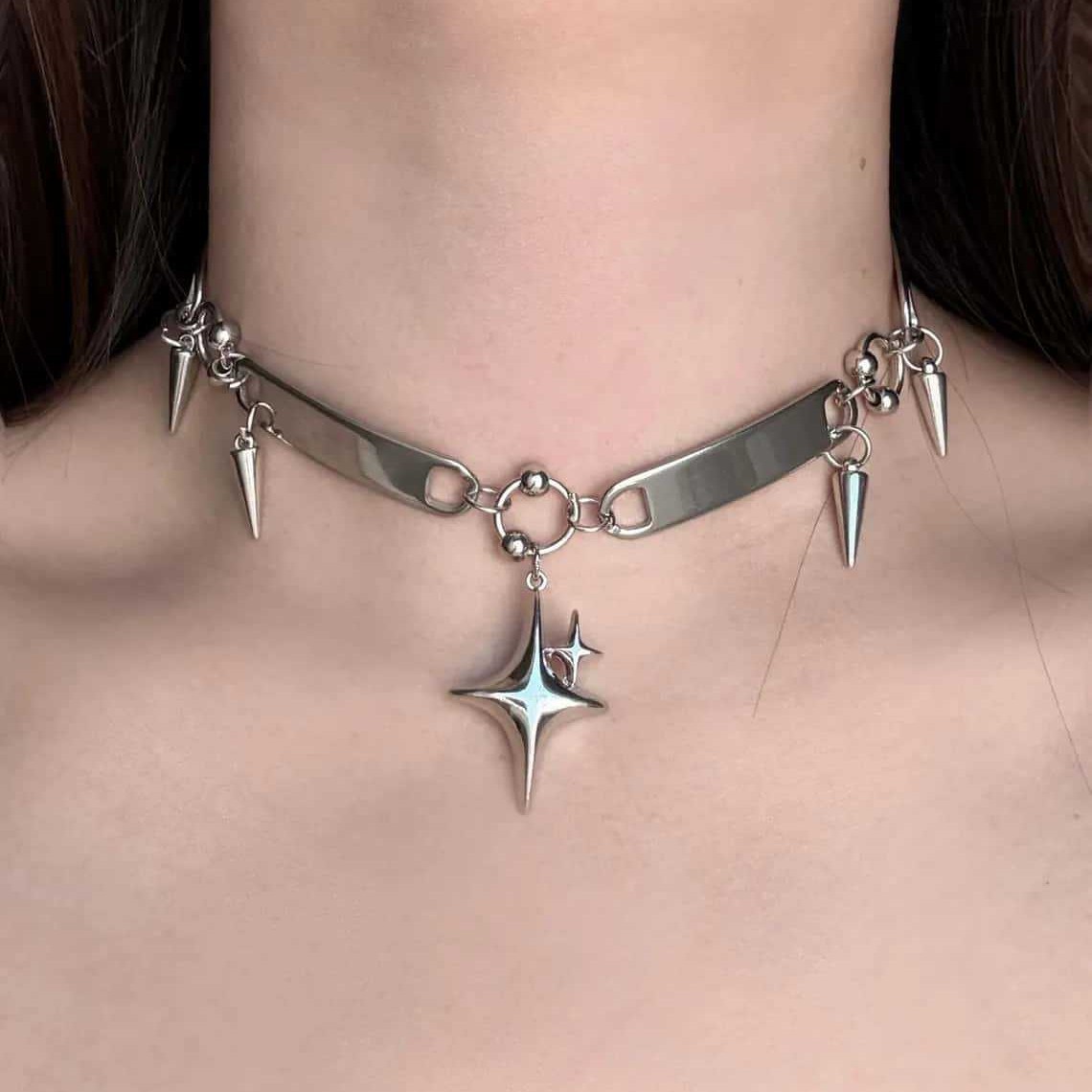 Women'S Accessories Designer - สร้อยคอแบบมีหมุดสไตล์พังก์, เครื่องประดับแนวร็อค, เครื่องประดับ Y2K, สไตล์ฮิปปี้, สไตล์โกธิค,