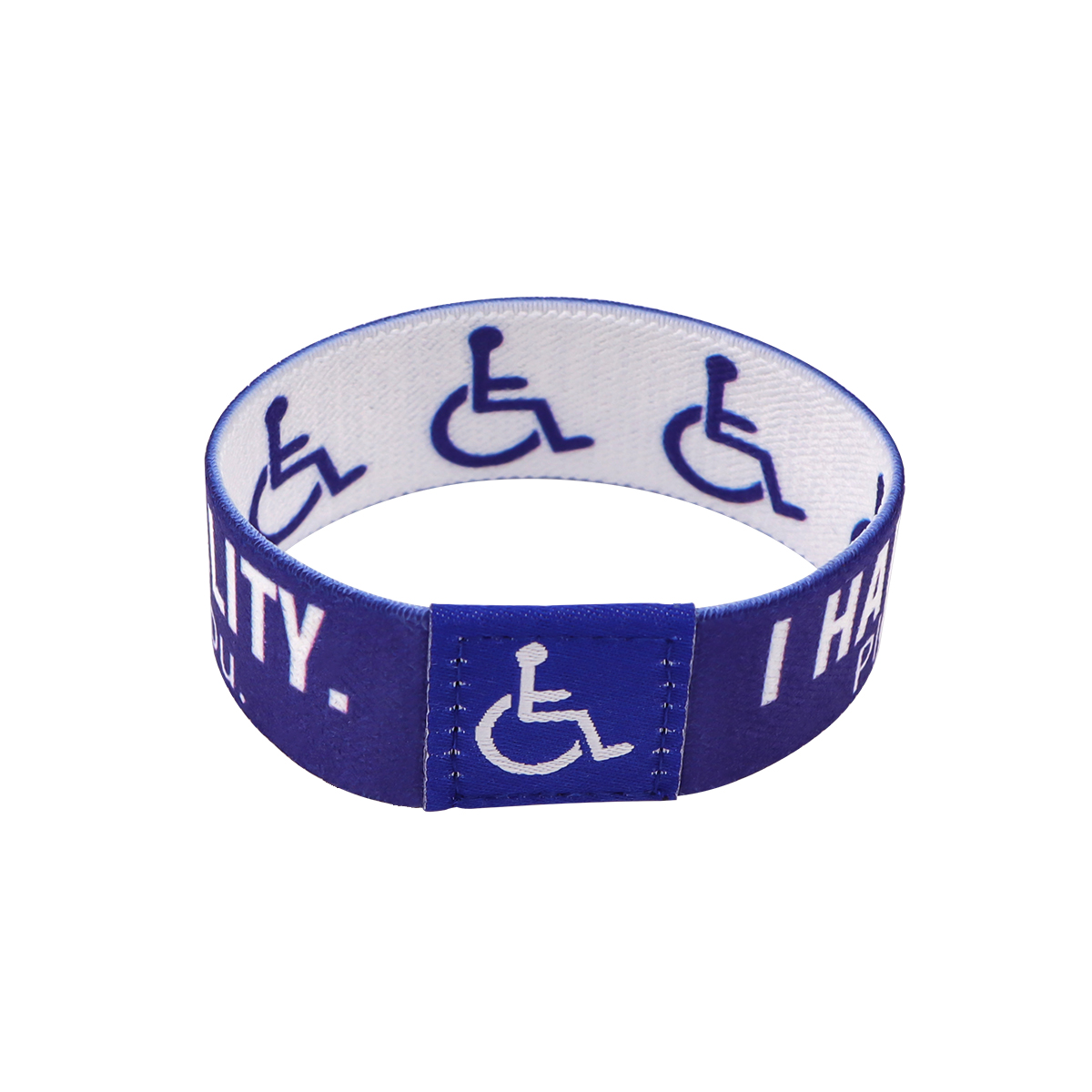 Women Accessories Logo Design - กำไลข้อมือสำหรับผู้ชายผู้หญิงสร้อยข้อมือโลโก้ทุพพลภาพพร้อมเสน่ห์เครื่องประดับสร้อยข้อมือยืดสายรัดข้อมือ