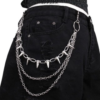 Women'S Jeans Accessories - โซ่คาดเอวสไตล์ฮิปฮอป พังก์ร็อก เมทัล สำหรับกางเกง กระเป๋าเงิน ของตกแต่งกางเกงยีนส์