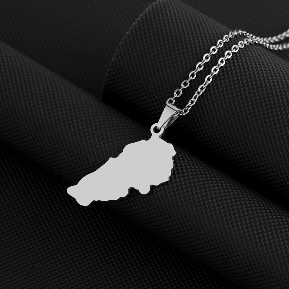 Women Accessories Lebanon - สร้อยคอจี้หยดน้ำมันสไตล์เรโทรเลบานอน ขายดี สำหรับผู้ชายและผู้หญิง ทำจากสแตนเลส เครื่องประดับคู่รักสุดฮิต