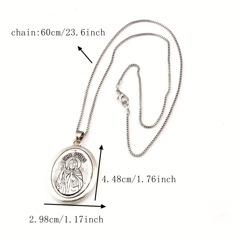 จี้สร้อยคอรูปนักบุญยูดาธาเดียส - Women Juda Accessories บทวิจารณ์และราคา