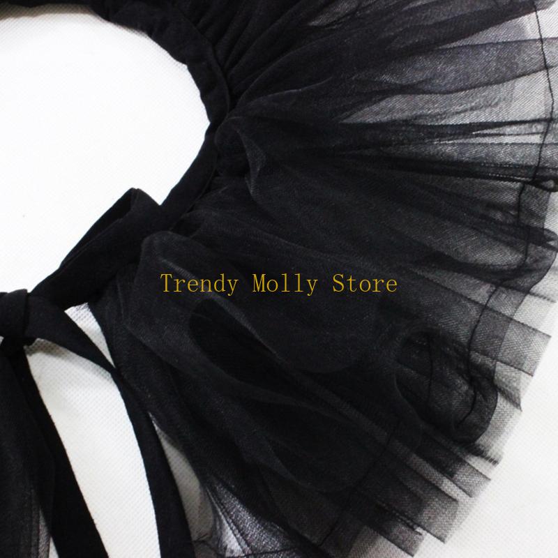 N5KB สุภาพสตรีปลอมคอ Gothic Ru - Women'S Victorian Accessories บทวิจารณ์และราคา