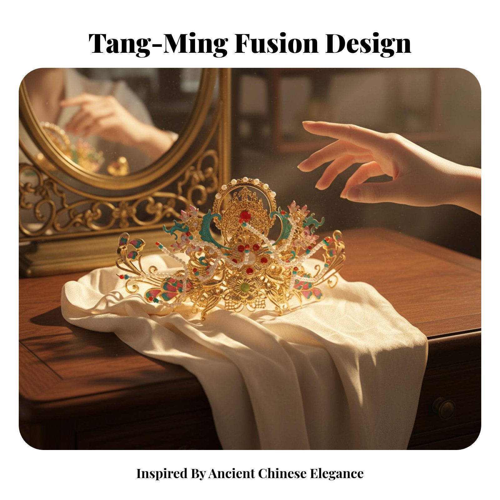 มงกุฎผมแบบจีนโบราณ สวยงามดุจเท - Women'S Accessories Designer บทวิจารณ์และราคา