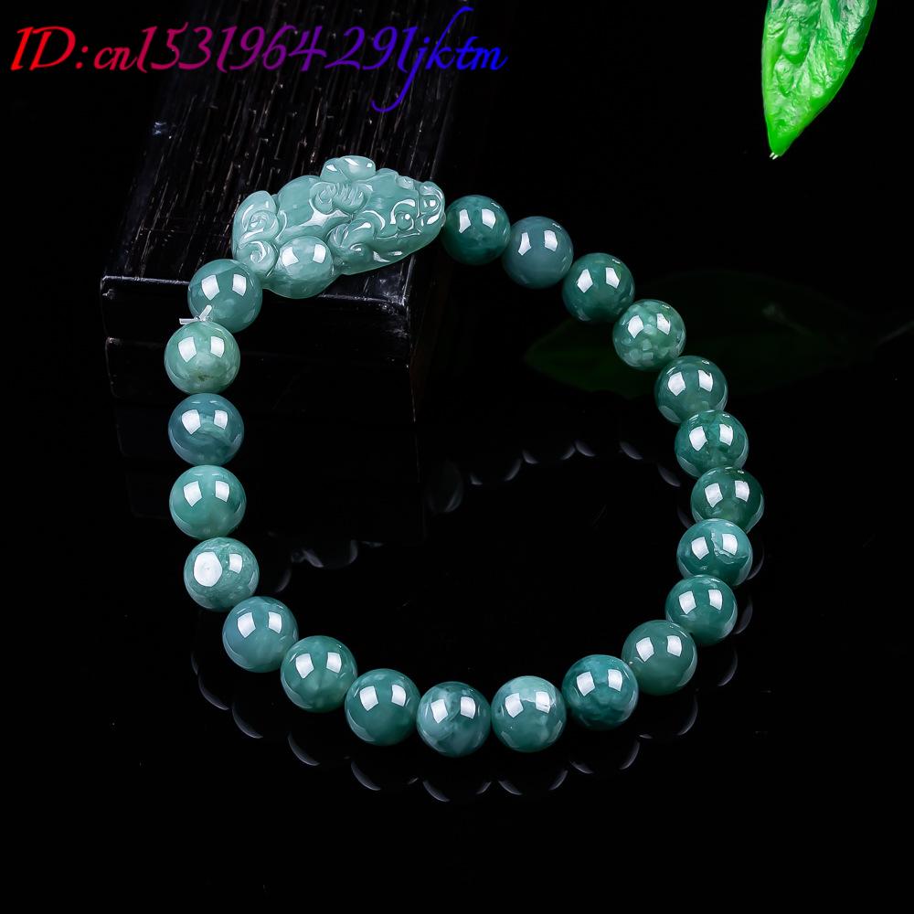 หยกพม่าธรรมชาติ กำไลข้อมือปี่เ - Women Accessories Bracelet บทวิจารณ์และราคา