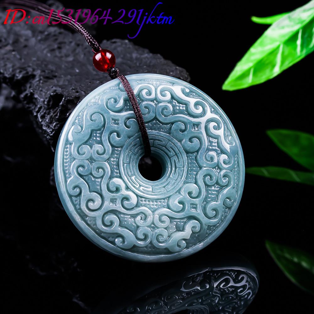 หยกพม่าธรรมชาติจี้ดอกไม้สร้อยค - Women'S Accessories Designer บทวิจารณ์และราคา