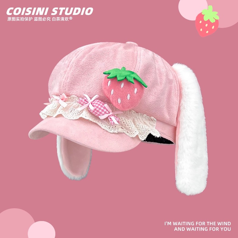 หมวกเบเร่ต์ฤดูใบไม้ร่วง-ฤดูหนา - Women'S Accessories Designer บทวิจารณ์และราคา