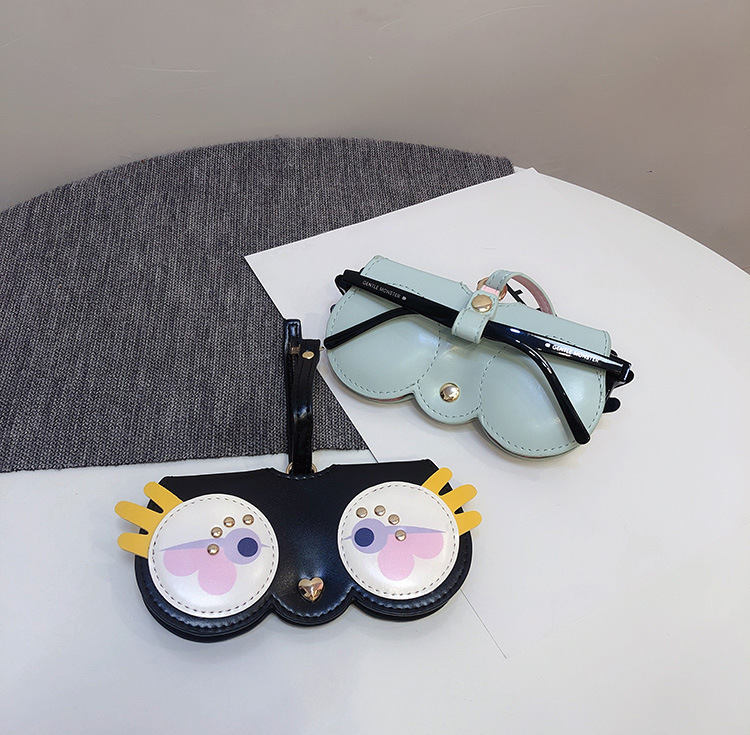 INS การ์ตูนน่ารักกรณีแว่นตาชาย - Women Accessories List บทวิจารณ์และราคา