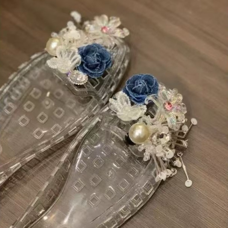ออกแบบรองเท้า Glamour PVC โปร่ - Women'S Accessories Designer บทวิจารณ์และราคา