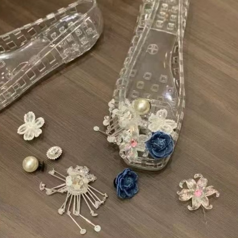 ออกแบบรองเท้า Glamour PVC โปร่ - Women'S Accessories Designer บทวิจารณ์และราคา