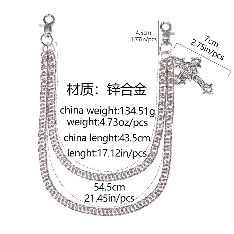 แฟชั่น Punk โลหะกางเกง Hip Hop - Women'S Jeans Accessories บทวิจารณ์และราคา