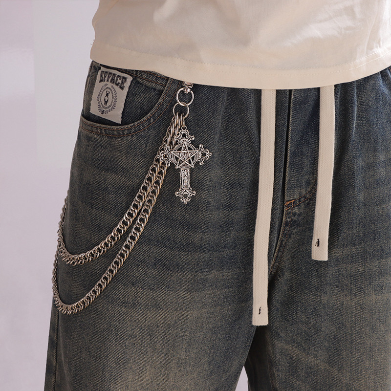 แฟชั่น Punk โลหะกางเกง Hip Hop - Women'S Jeans Accessories บทวิจารณ์และราคา