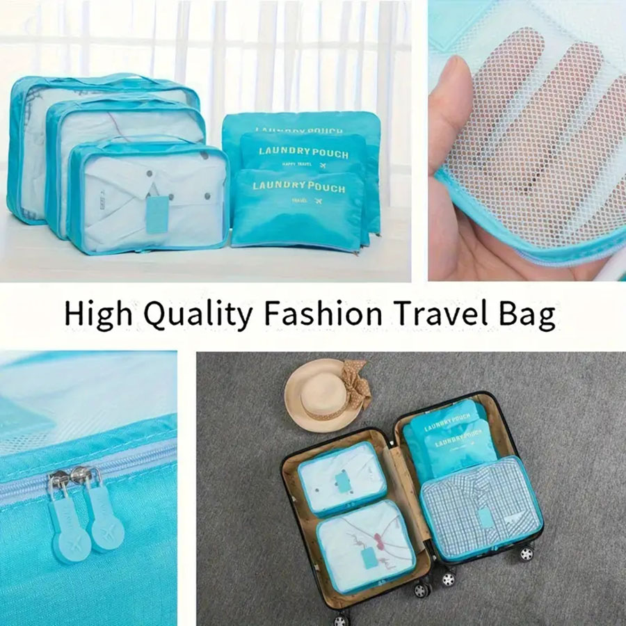 6 ชิ้น Travel Organizer กระเป๋ - Women Accessories List บทวิจารณ์และราคา