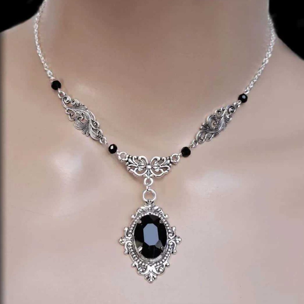 สร้อยคอหยดน้ำมหัศจรรย์สีม่วง,  - Women'S Victorian Accessories บทวิจารณ์และราคา