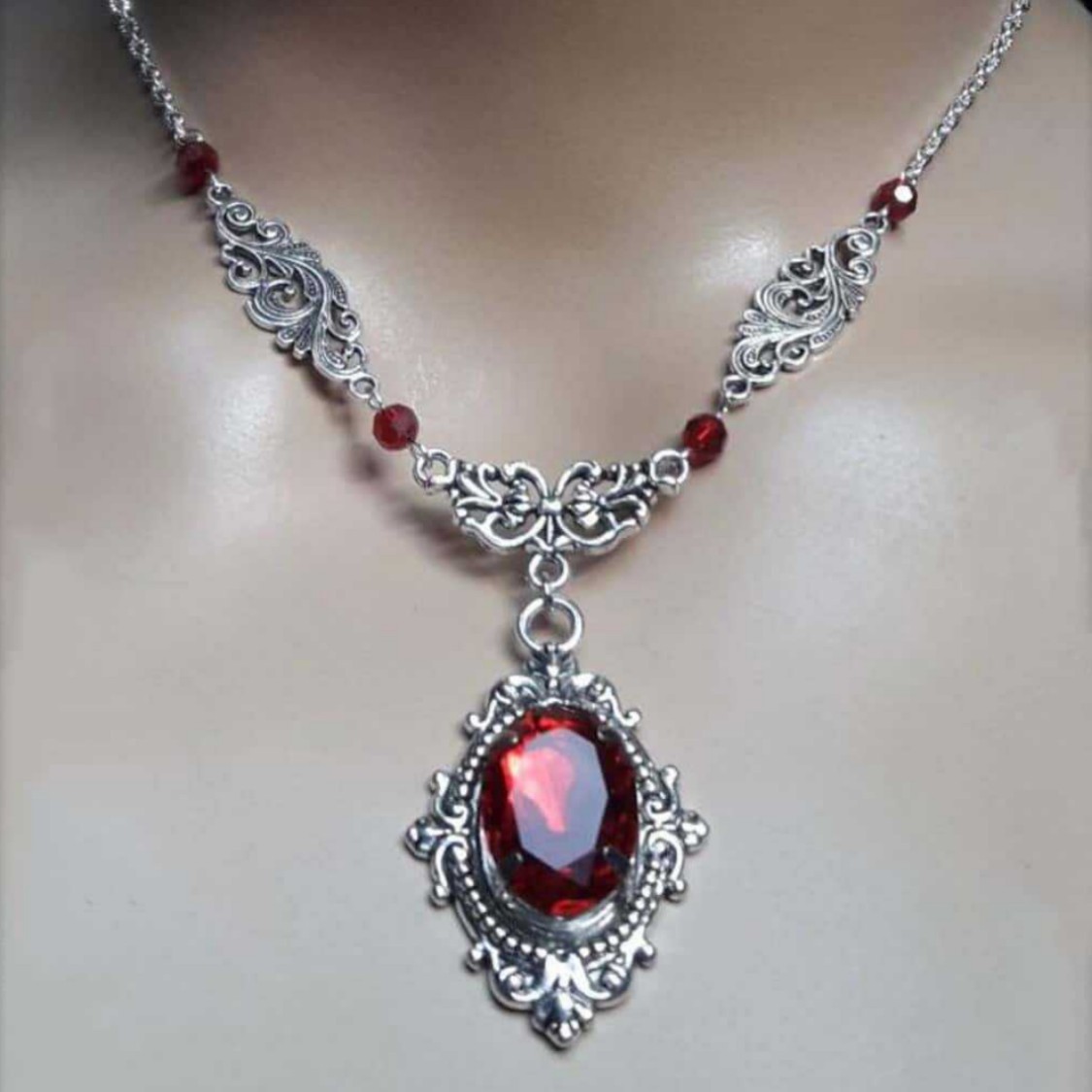 สร้อยคอหยดน้ำมหัศจรรย์สีม่วง,  - Women'S Victorian Accessories บทวิจารณ์และราคา