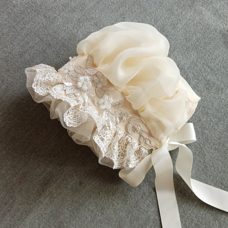 Victorian Bonnet Ruffles Villa - Women'S Victorian Accessories บทวิจารณ์และราคา