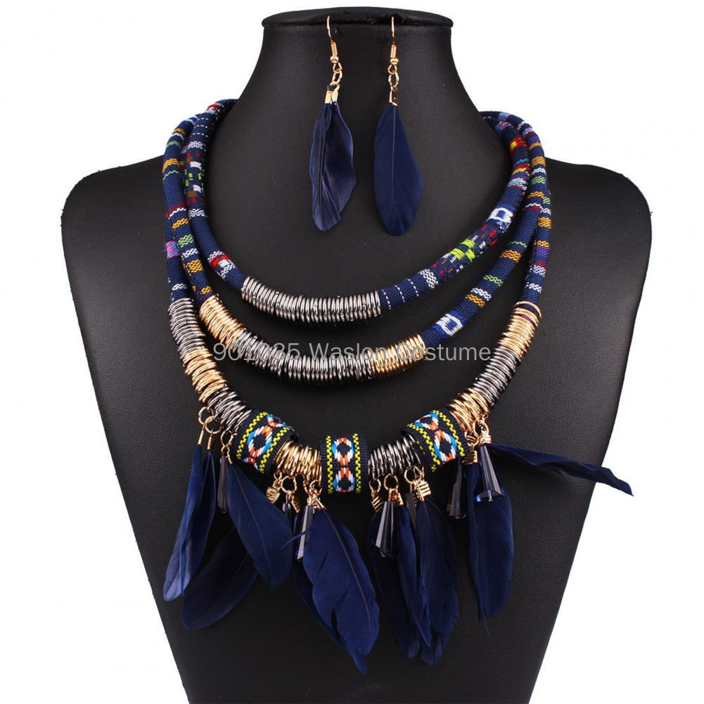 ชุดต่างหูสร้อยคอพู่ขนนกอียิปต์ - Women Accessories In Egypt บทวิจารณ์และราคา