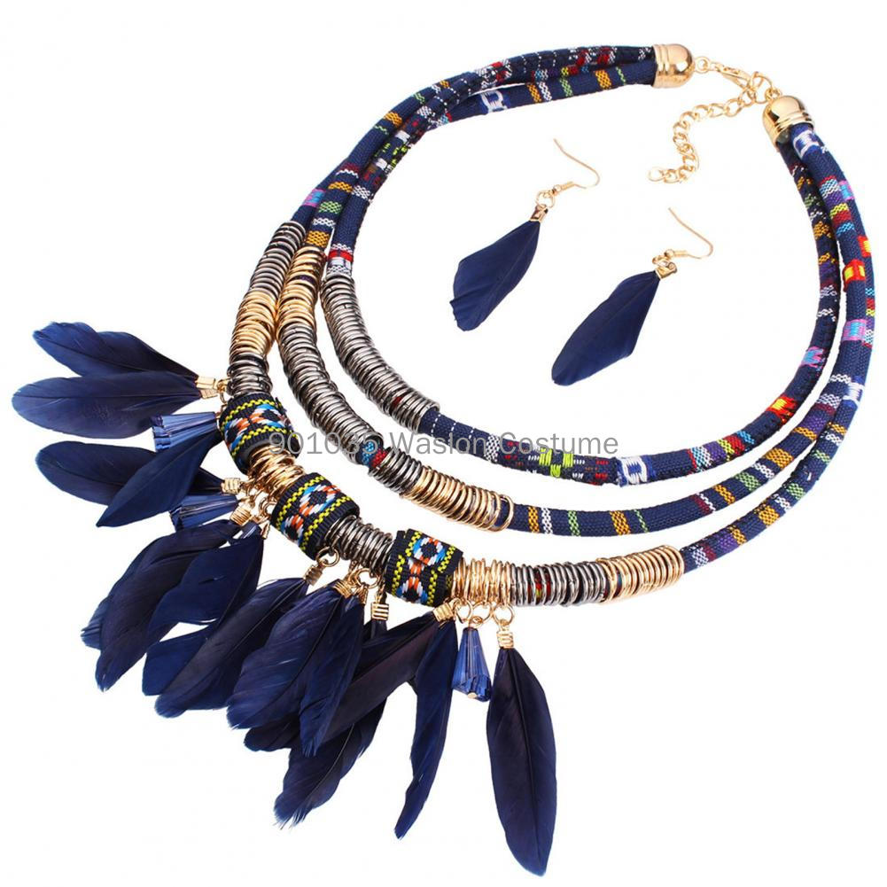 ชุดต่างหูสร้อยคอพู่ขนนกอียิปต์ - Women Accessories In Egypt บทวิจารณ์และราคา