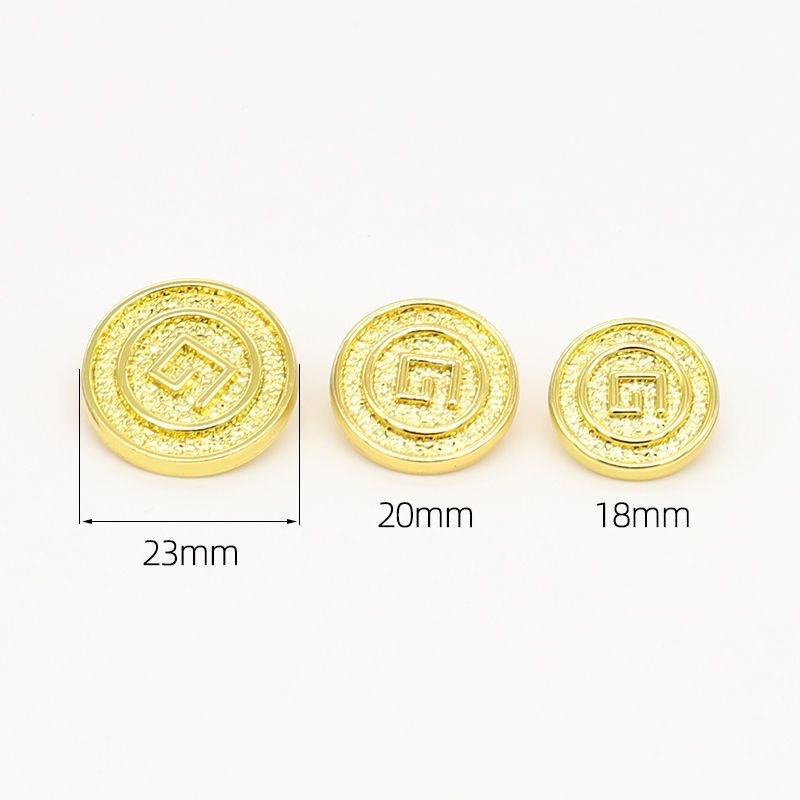 กระดุมโลหะสีทองทรงกลม 6 ชิ้น ต - Women Accessories In English บทวิจารณ์และราคา