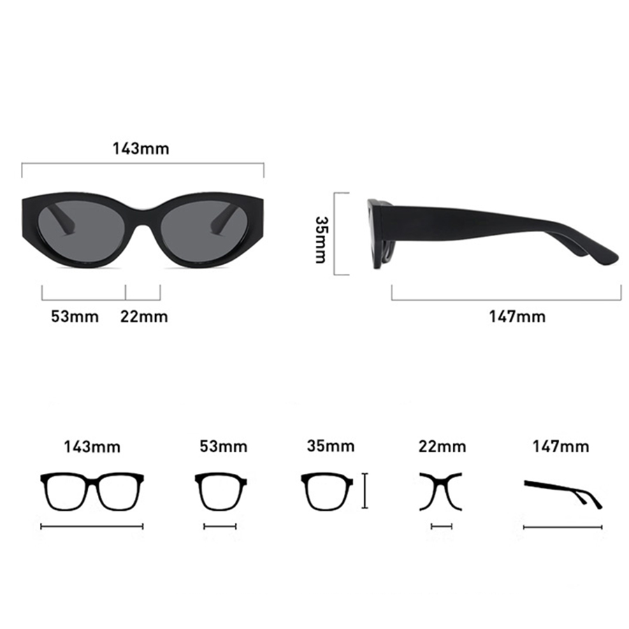 แว่นกันแดดโพลาไรซ์ทรงแคทอายสำห - Women'S Accessories Designer บทวิจารณ์และราคา