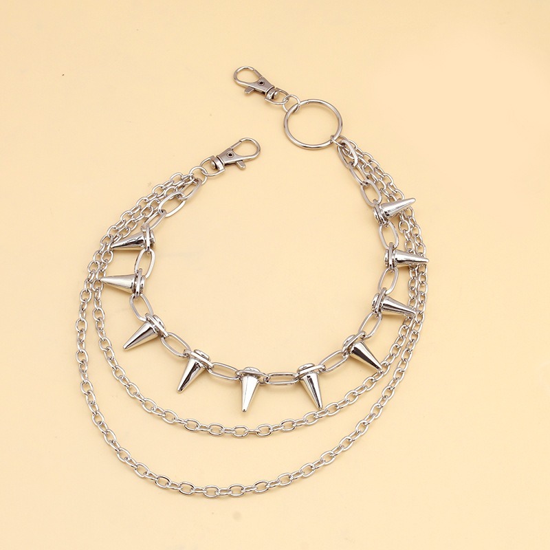 โซ่คาดเอวสไตล์ฮิปฮอป พังก์ร็อก - Women'S Jeans Accessories บทวิจารณ์และราคา