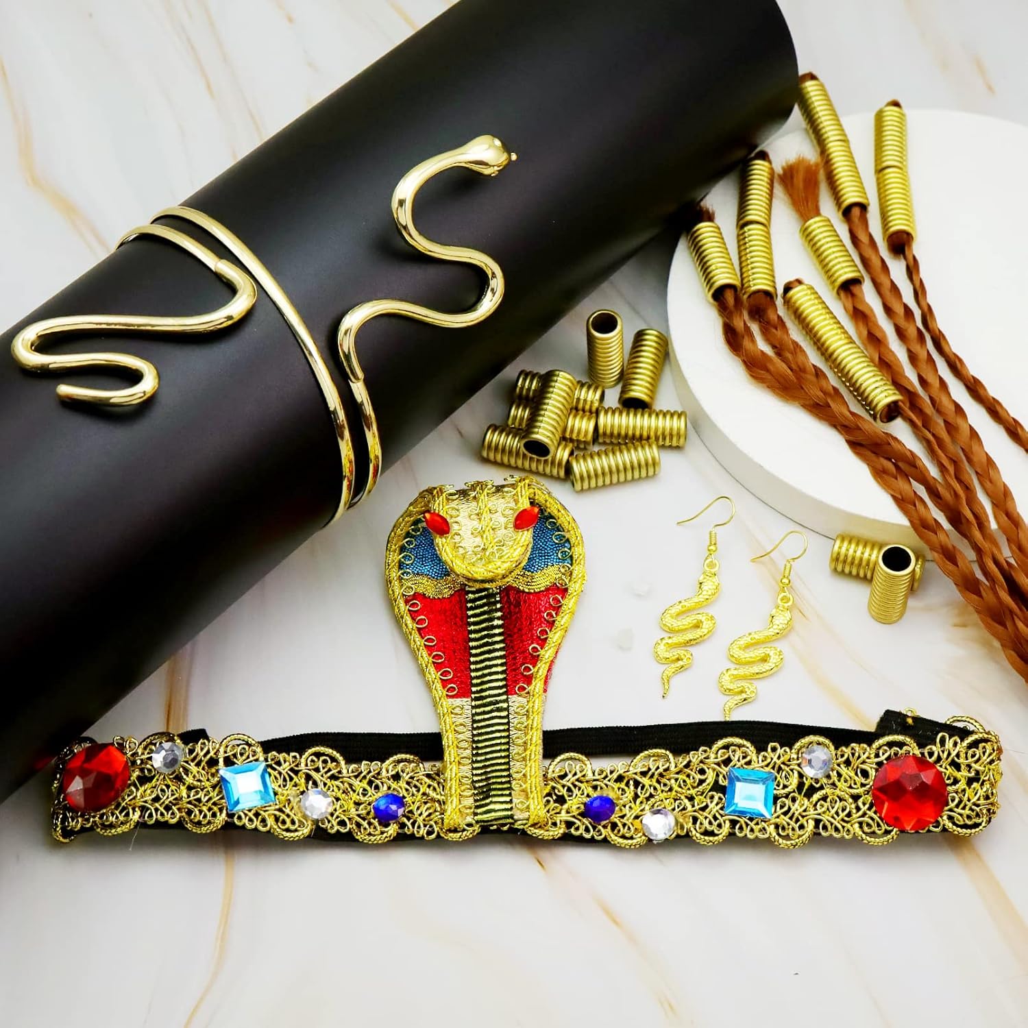 อียิปต์คลีโอพัตราเครื่องแต่งกา - Women Accessories In Egypt บทวิจารณ์และราคา