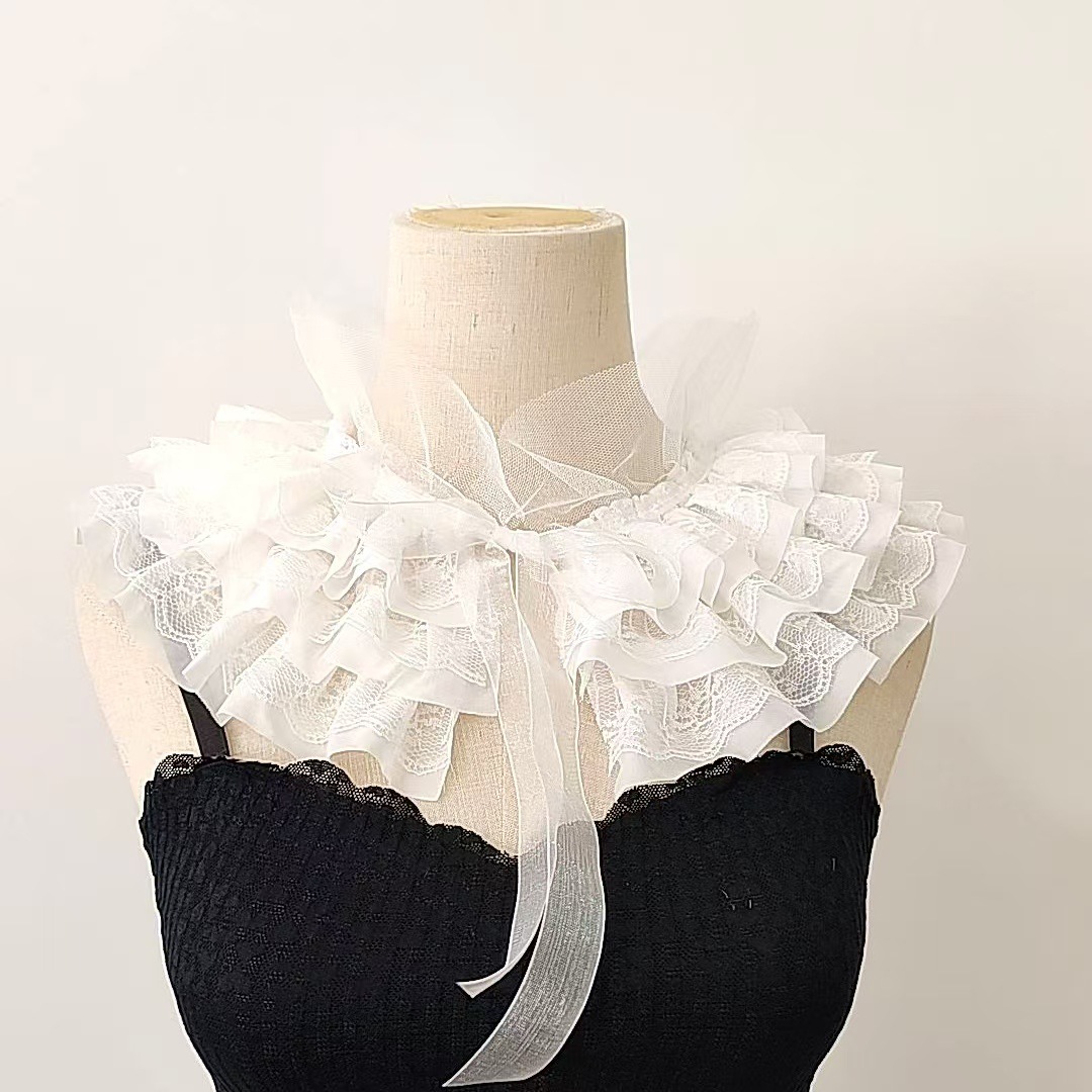 ผู้หญิง Victorian Lace Ruffled - Women'S Victorian Accessories บทวิจารณ์และราคา