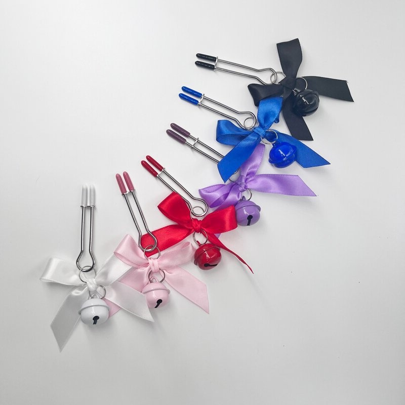 Bowknot ที่หนีบหัวนมโลหะรูปตัว - Women Accessories Combo บทวิจารณ์และราคา