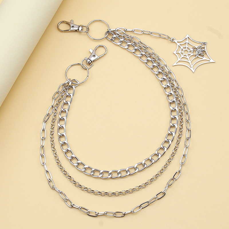ห่วงโซ่กางเกงแฟชั่นแนวพังค์โลห - Women'S Jeans Accessories บทวิจารณ์และราคา