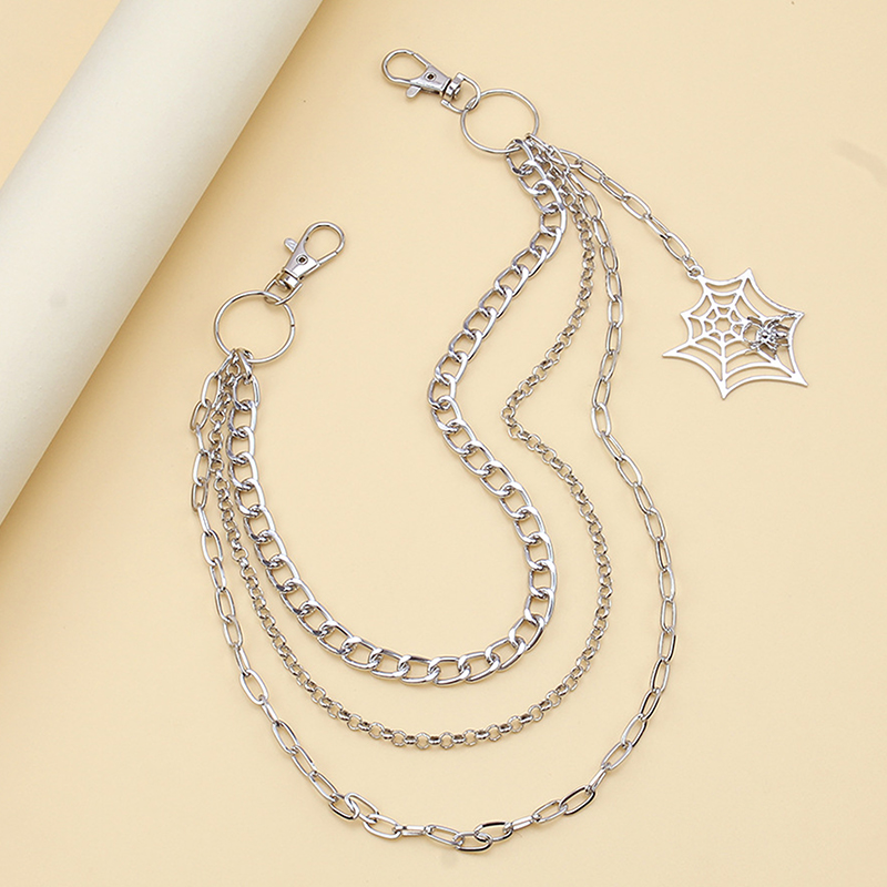 ห่วงโซ่กางเกงแฟชั่นแนวพังค์โลห - Women'S Jeans Accessories บทวิจารณ์และราคา