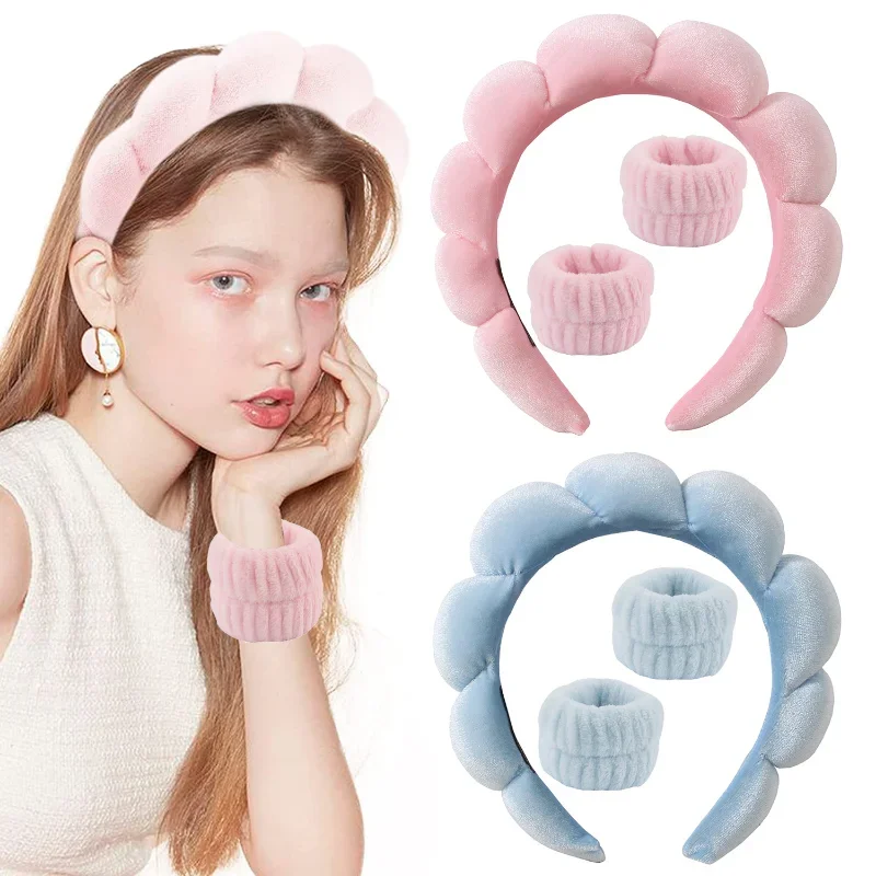 3 ชิ้น/เซ็ตแต่งหน้าHeadband Pu - Women Accessories Combo บทวิจารณ์และราคา