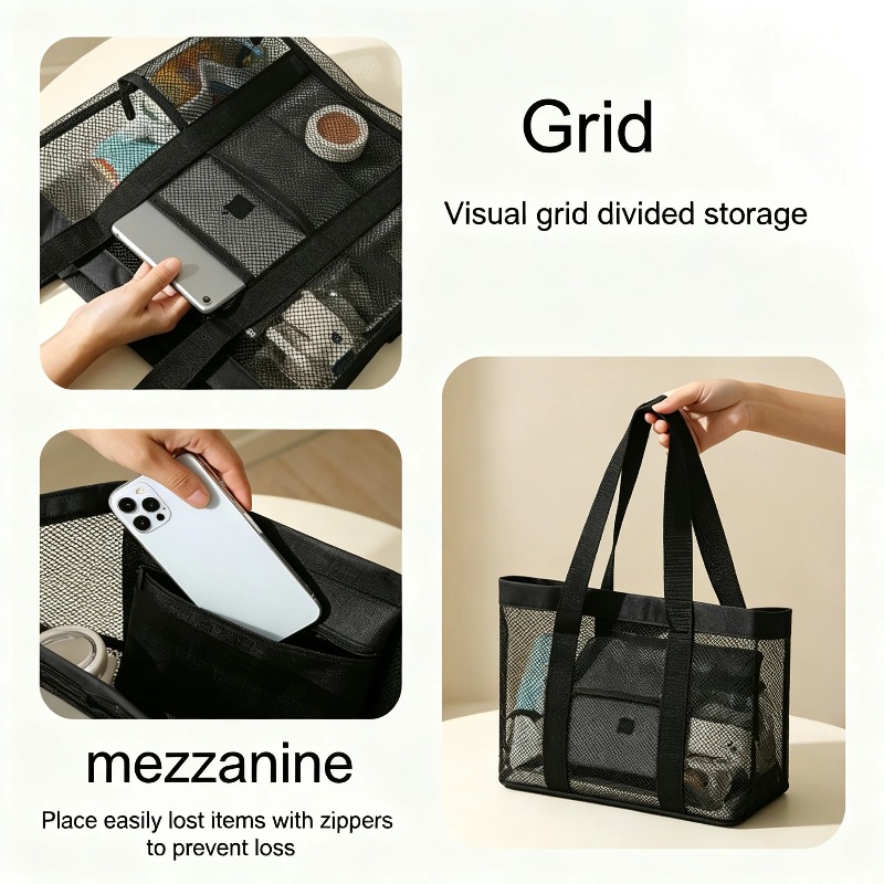 กระเป๋าชายหาด กระเป๋าใส่เครื่อ - Women Accessories List บทวิจารณ์และราคา
