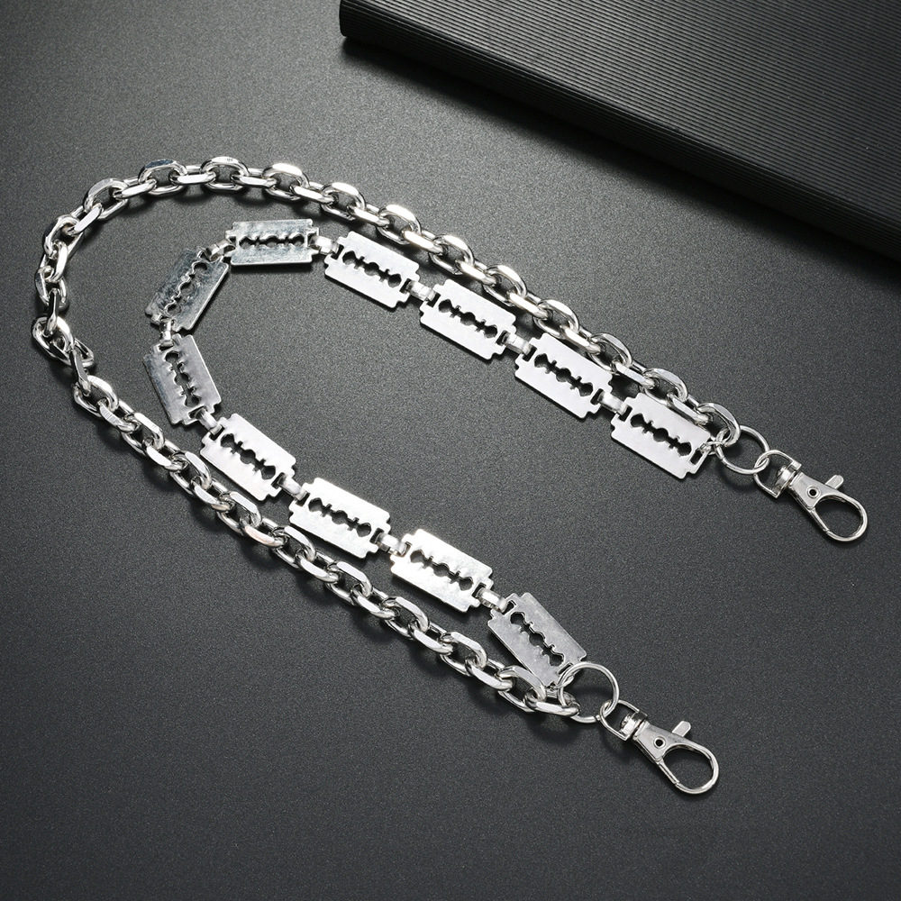 พังก์โซ่โลหะพวงกุญแจสําหรับผู้ - Women'S Jeans Accessories บทวิจารณ์และราคา