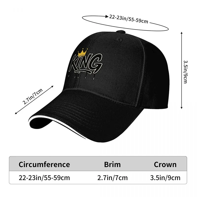 ใหม่ KING คราวน์ โลโก้หมวกเบสบ - Women Accessories Logo Design บทวิจารณ์และราคา