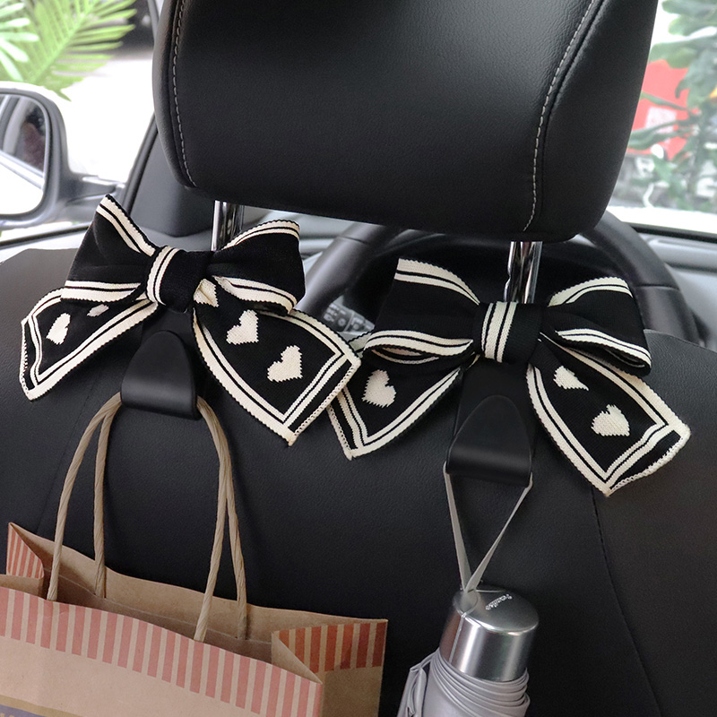 ตะขอแขวนติดรถยนต์แบบผูกโบว์สำห - Women Accessories List บทวิจารณ์และราคา