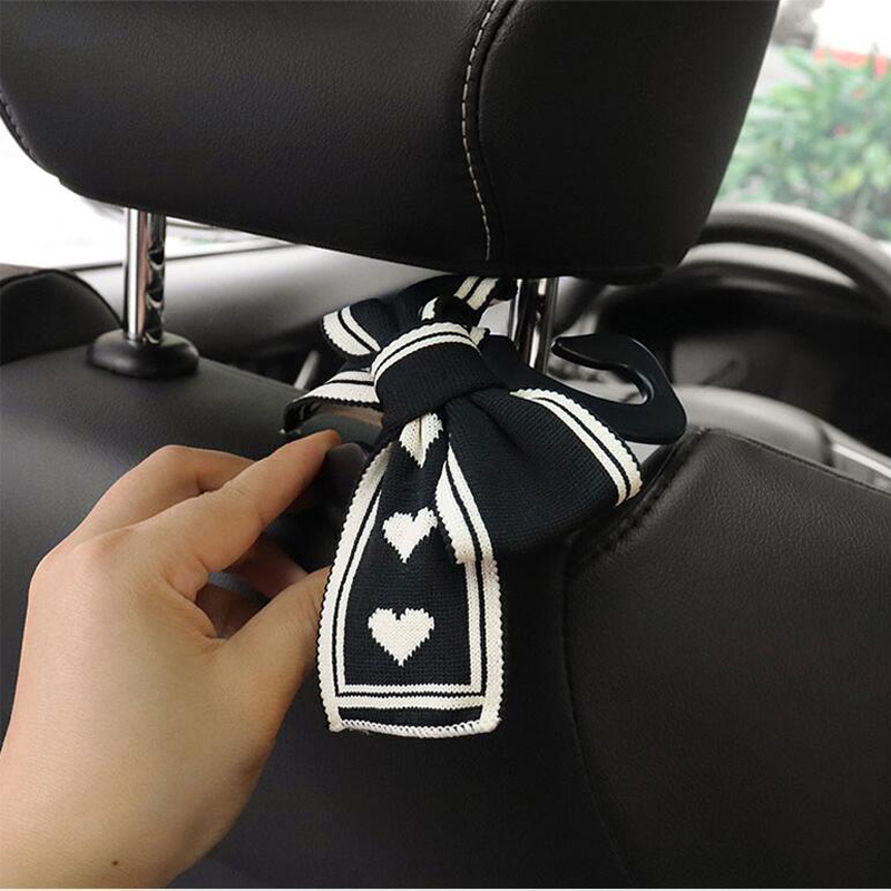 ตะขอแขวนติดรถยนต์แบบผูกโบว์สำห - Women Accessories List บทวิจารณ์และราคา