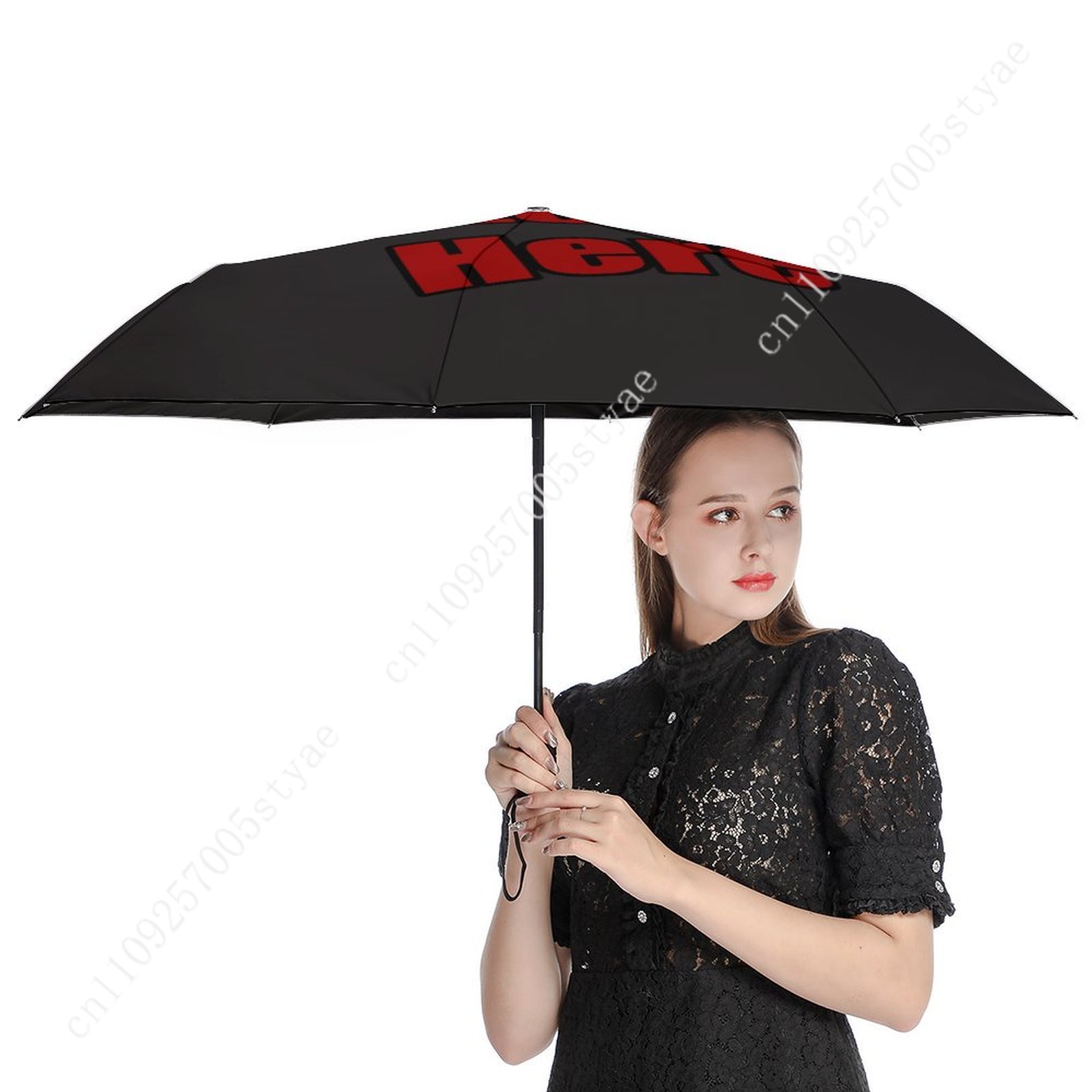 ร่มพับอัตโนมัติแบบกำหนดเอง สำห - Women Accessories Logo Design บทวิจารณ์และราคา